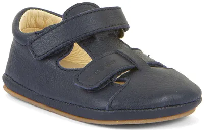 Produktbild von Froddo Barefoot Prewalkers Sandal Baby Erste Barfußschuhe aus Leder Dunkelblau (Dark Blue), G1130023