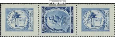 Produktbild von Briefmarken Böhmen und Mähren 1941 Mi 79-82 Dreierstreifen (kompl.Ausg.) postfrisch W.A. Mozart