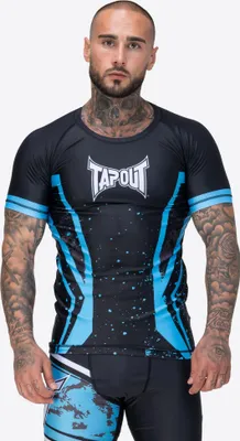 Produktbild von Herren Funktionsshirt schmale Passform KENDALL Black/Blue/White M Tapout