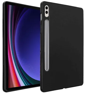 Immagine prodotto di Per Samsung Galaxy Tab S10 Plus / S9 Plus FE Plus / S8 Plus Nero Custodia per tablet in silicone TPU