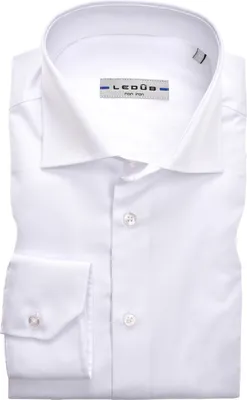 Produktbild von Ledub slim fit overhemd, wit twill