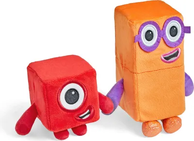 Produktbild von Learning Resources Kuscheltiere Numberblocks Eins und Zwei - Lernspielzeug