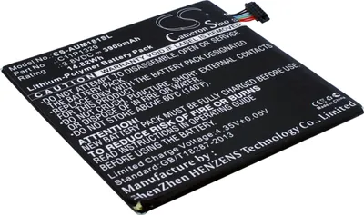 Produktbild von TECHTEK Akku Kompatibel mit [Asus] AST21, FonePad 8 (FE380C), FonePad 8 (FE380CG), Fonepad 8 (FE8030CXG-1A002A), Fonepad 8 (FE8030CXG), ME181C, Memo
