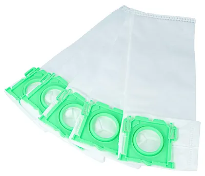 Produktbild von vhbw 5x Staubbeutel kompatibel mit Sebo Airbelt K1 Onyx, K3, K3 ECO Comfort, K3 Premium, K3 Vulcano Staubsauger - 32cm x 15cm Weiß