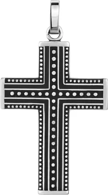 Produktbild von V Anhänger Edelstahl 5,3cm weiß 389040421
