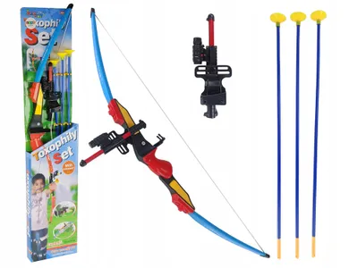 Zdjęcie produktu dla Zestaw łuk + trzy strzały 98cm (Sport i rekreacja - Łucznictwo)