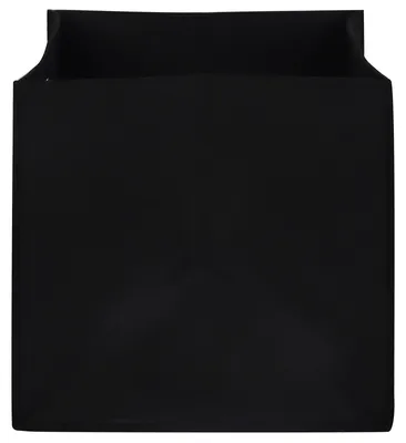 Immagine prodotto di Contenitore in feltro nero, 32x32 cm - Set da 2, cesto portaoggetti, scatola in tessuto di feltro, pratico contenitore per l'organizzazione