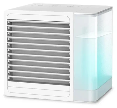 Produktbild von FlinQ Aircooler – Luftkühler – Tischventilator – Klimaanlage – 800 ml Wassertank – LED-Beleuchtung