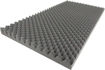 Produktbild von Dibapur Premium Noppenschaumstoff ca.100cm x 200cm x 4cm Raum Akustik Schaumstoff Akustikschaumstoff Schall Dämmung
