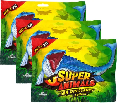 Produktbild von DeAgostini Super Animals - Sea Dinosaurs Edition - Sammelfigur Sea Dino - 3 Tüten