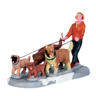 Productafbeelding van Kerstfiguur A pack of pups LEMAX