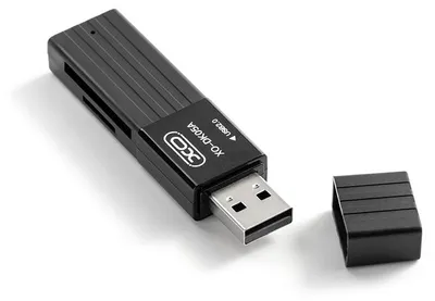 Zdjęcie produktu dla Xo Czytnik Kart 2W1 Dk05A Usb 2.0 Czarny