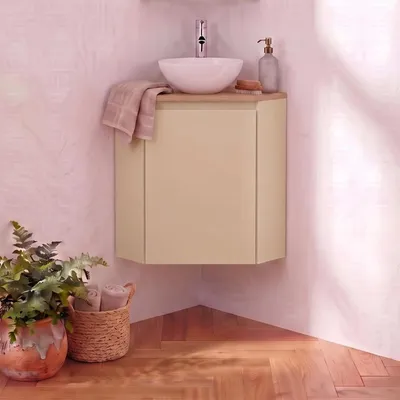 Image de Meuble lave-mains d'angle SORRENTO avec vasque