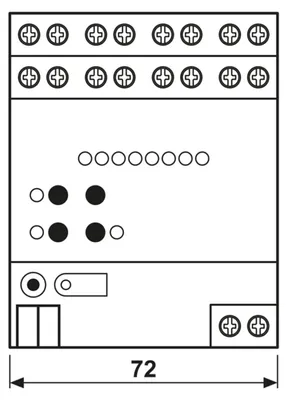Immagine prodotto di Attuatore per tapparelle Jung KNX a 4 ingressi AC 230V 2504 REGHER (2504REGHER)