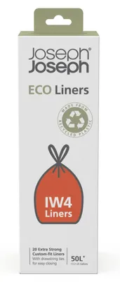 Produktbild von Joseph Joseph IW4 Öko Eco Müllbeutel aus recyceltem Kunststoff, Küchenabfallbeut