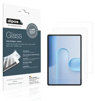 Image de 2x Protection ecrán pour Honor Pad 10 Pro 11.5 Zoll mat Verre souple Film Protecteur 9H dipos