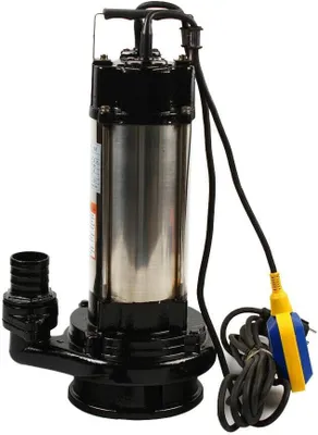 Imagen del producto de Bomba de achique de acero inoxidable, 36000 L/H, para aguas sucias y fecales, bomba sumergible, ideal para sótanos, piscinas, estanques y jardines. Incluye interruptor de flotador con flotador