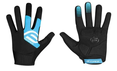 Produktbild von Force MTB Power Handschuhe lang blau größe XS 9056933-XS
