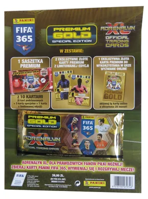 Obrázok produktu pre Panini Fifa 365 2017 Premium Gold 3 Limited Packet – 13 Football Cards!