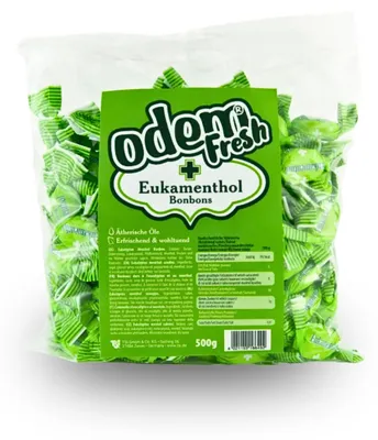 Produktbild von ODEM Euka Menthol Bonbons 500g extra stark Hustenbonbons