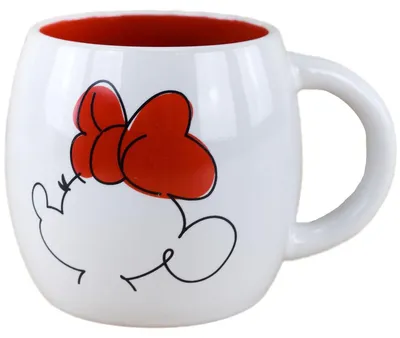 Zdjęcie produktu dla Kubek Disney Minnie Mouse kokardka i serce ok. 380 ml kubek do kawy