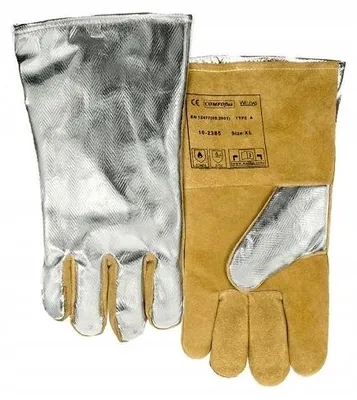 Produktbild von Weldas 10-2385 Schweißerhandschuhe aluminisiert hitzereflektierend XL
