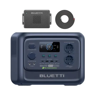 Produktbild von BLUETTI Elite 100 V2 Tragbare Powerstation&Charger 2, 1024Wh LFP, 1200W Generator-Ladegerät, 1,2 Std. schnelle Auto-Ladung, ideal für Wohnmobil,Reisen