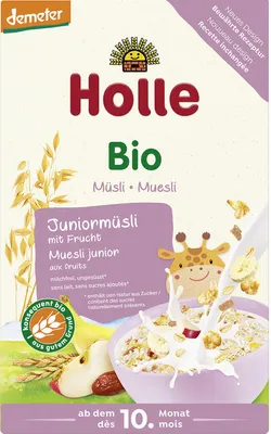 Immagine prodotto di Müsli - Muesli per bambini, con frutta, 250g, confezione da 8