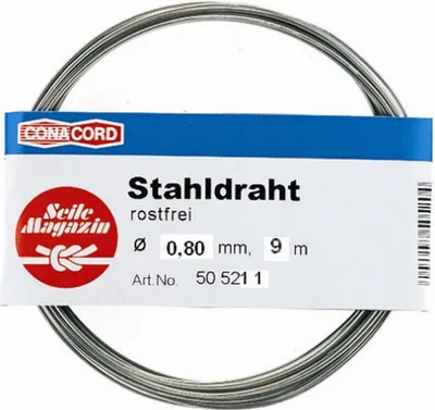 Produktbild von Conacord Stahldraht Ø 0,8 mm x 9 m