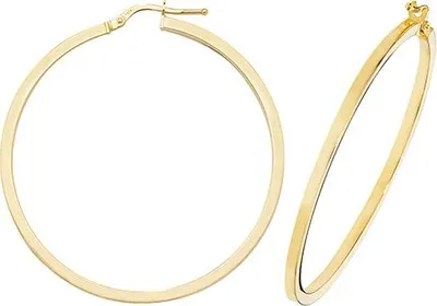 Produktbild von 9 Karat (375) Gold Damen - Paar Creolen - 40mm; TRS38433MM40