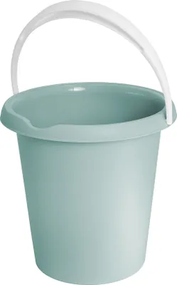 Produktbild von Kunststoff Eimer 12 L Putzeimer Haushaltseimer Wassereimer Universaleimer grün