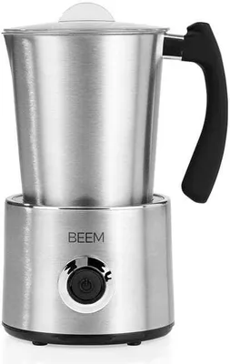 Produktbild von BEEM MILK-SWIRL Milchaufschäumer 200 ml elektrischer Milchaufschäumer 3 Programme optimaler Milchschaum verschiedene Milcharten für Spülmaschine 650 W