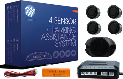 Image de M-Tech CP17B Aide au stationnement 4 capteurs avec haut-parleur noir