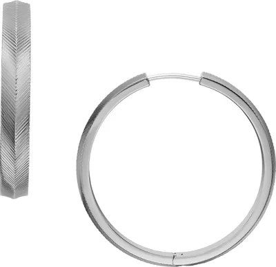 Produktbild von Fossil JF04668040 Creolen Ohrringe Harlow Linear Edelstahl Silber