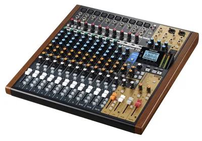 Produktbild von Tascam MODEL 16 Audio-Mixer 16 Kanäle 20 - 30000 Hz Schwarz  Gold  Holz