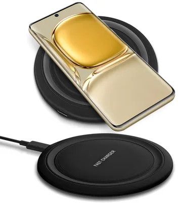 Produktbild von QI Wireless Ladegerät für Huawei P50 Pro Plus Charger Induktive Ladestation 15W