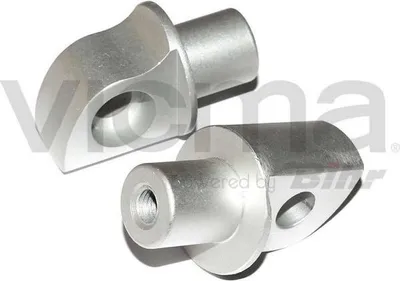 Image de Vparts Se-21 Mf5-se21 Adaptateur de repose-pieds Argent Argent One Size