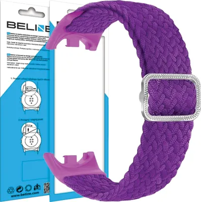 Produktbild von Beline Strap Mi Band 9/8 Nylon Lila/Lila