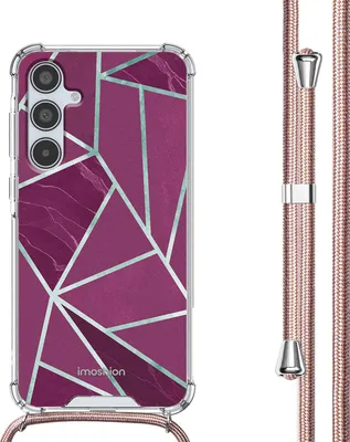 Image de imoshion Étui design avec cordon pour le Samsung Galaxy A35 - Bordeaux Graphic