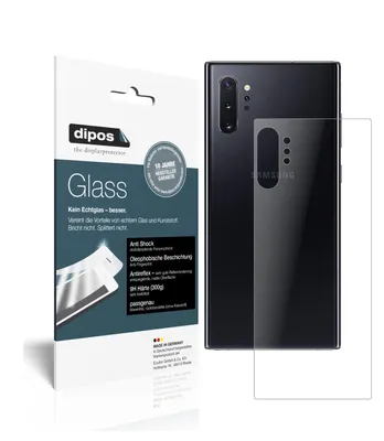 Produktbild von 1x Schutzfolie für Samsung Galaxy Note 10 Plus Rückseite matt - Anti-Shock 9H Folie dipos Glass Kunststoffglas