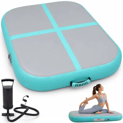 Produktbild von Aufblasbare Gymnastikmatte, Yogamatte, Luftkissen, 1 x 1 x 0,2 m
