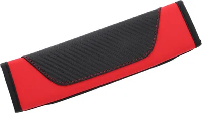 Produktbild von Kohlefaser-Muster-Sicherheitsgurt-Abdeckungen / Rucksack-Schulterpolster Multifunktionale Sicherheitsgurt-Pad-Abdeckung für LKW Auto SUV /Kunstleder 6,5x23cm / 1 Stück Schwarz Rot