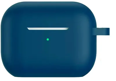 Produktbild von Dunkelblaue Hülle passend für AirPods 4 – Silikonhülle für AirPods – Dunkelblau – Softcase – CHPN