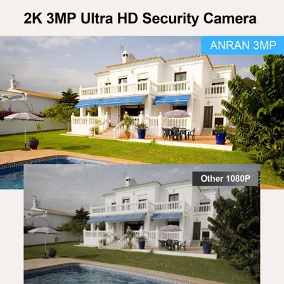 Obrázok produktu pre Vonkajšia bezpečnostná kamera – 3MP WiFi kamera so solárnym panelom, nočným videním a detekciou pohybu