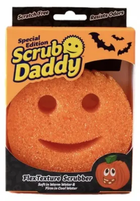 Produktbild von Scrub Daddy Halloween Kürbis Schwamm FlexTexture Edition