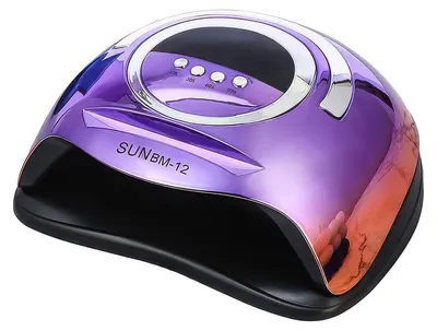 Produktbild von Professionelle UV Nagellampe 300W 72 LEDs 360° Aushärtung 10–99 Sekunden Timer großes Design für Hände Füße Gel Nägel