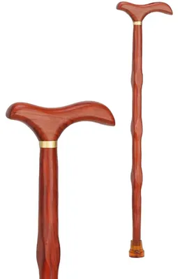 Productafbeelding van Houten Wandelstok met Ergonomische Handgreep