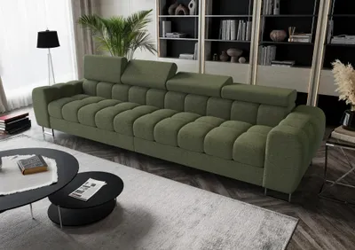 Produktbild von Big Sofa Sofa 4-Sitzer BASTIEN Megasofa in Stoff Aragaon Grün