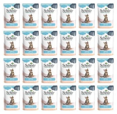 Produktbild von Schesir 01070103, Kitten, jede Rasse, Thunfisch, 85 g