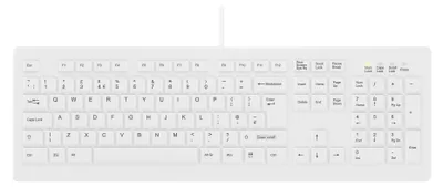 Immagine prodotto di Cherry AK-C8100F-UVS-W/UK CHERRY ACTIVE KEY MTA AK-C8100 Corded GB-Layout weiß IP68